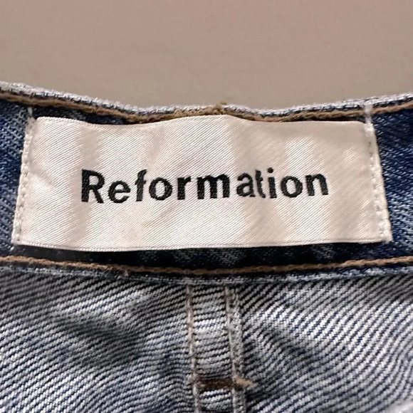 Reformation High Rise Cigarette Jeans sz 28 - Picture 10 of 12